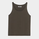 Cordera Merino Wool Tank Top Taupe garment-only view