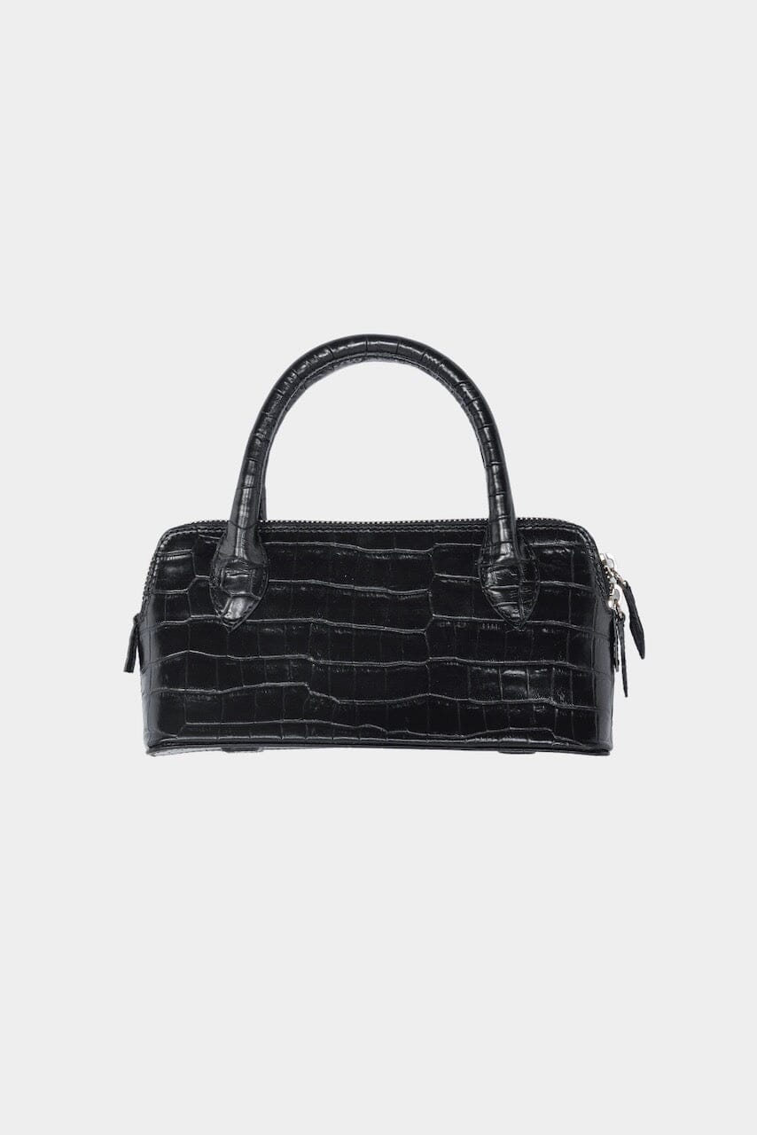 Cordera | Mini Bag Crocodile In Black - SHOP YUCCA Handbags CORDERA - YUCCA Women’s clothing store Denver, women’s clothing website, women’s elevated basics, women’s high quality bags, women’s luxury bags, and women’s online bag