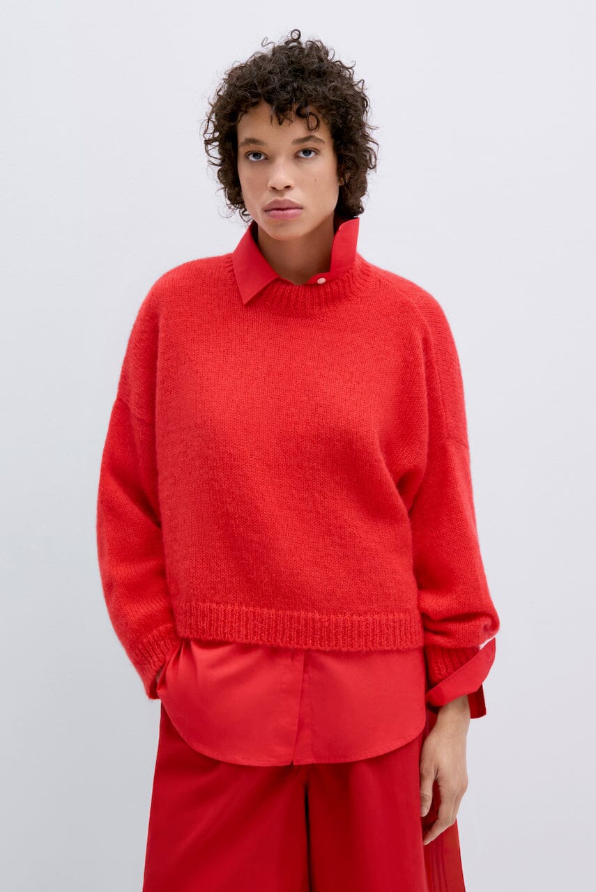 Cordera | Mohair Sweater In Red - SHOP YUCCA Shirts & Tops CORDERA - YUCCA 