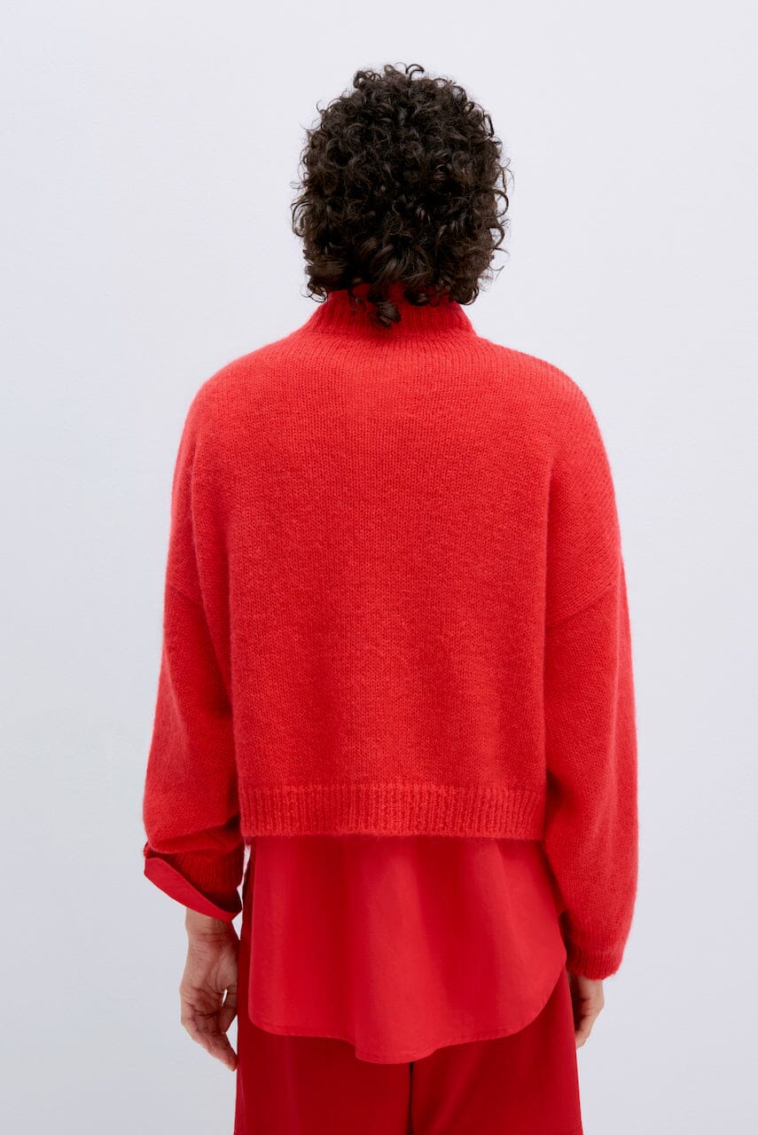 Cordera | Mohair Sweater In Red - SHOP YUCCA Shirts & Tops CORDERA - YUCCA 