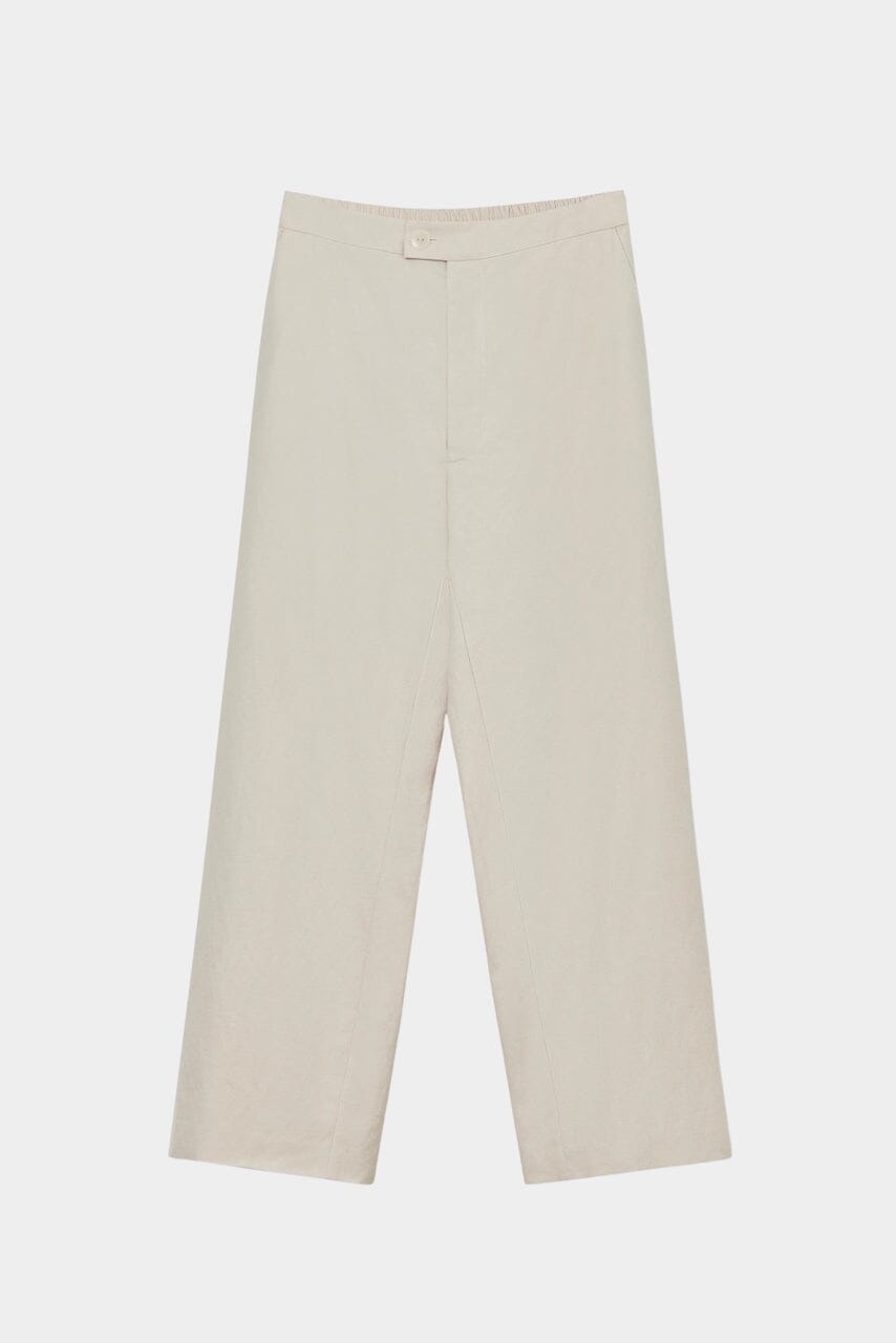 Cordera - New Tailoring Pants - Natural - YUCCA, Artistic clothing for women, fashion for women over 50.