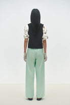 Cordera | Organic Cotton Pointelle Waistcoat In Black - SHOP YUCCA Sweater CORDERA - YUCCA 