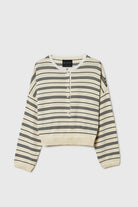 Cordera | Organic Cotton Polo Sweater In Multicolor - SHOP YUCCA Sweater CORDERA - YUCCA 