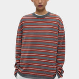 Cordera Organic Cotton Striped Long-Sleeve Tee front view at YUCCA Denver
