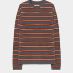 Cordera Organic Cotton Striped Long-Sleeve Tee garment-only view