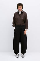 Cordera | Padded Curved Pants In Black - SHOP YUCCA Pants CORDERA - YUCCA 