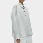 Cordera Pinstriped Oversized Shirt oversized TENCEL™ Lyocell shirt at YUCCA Denver