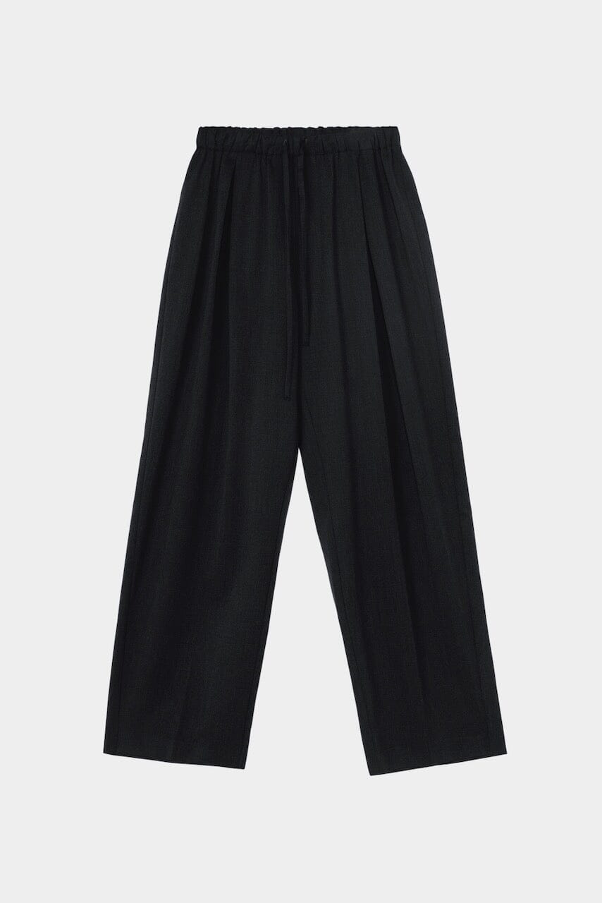 Cordera - Pleated Relaxed Pants - Anthracite - Bottoms - YUCCA, women’s clothing website, clothing boutiques near me.