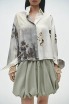 Cordera | Printed Classic Shirt In Bicolor - SHOP YUCCA Shirts & Tops CORDERA - YUCCA 