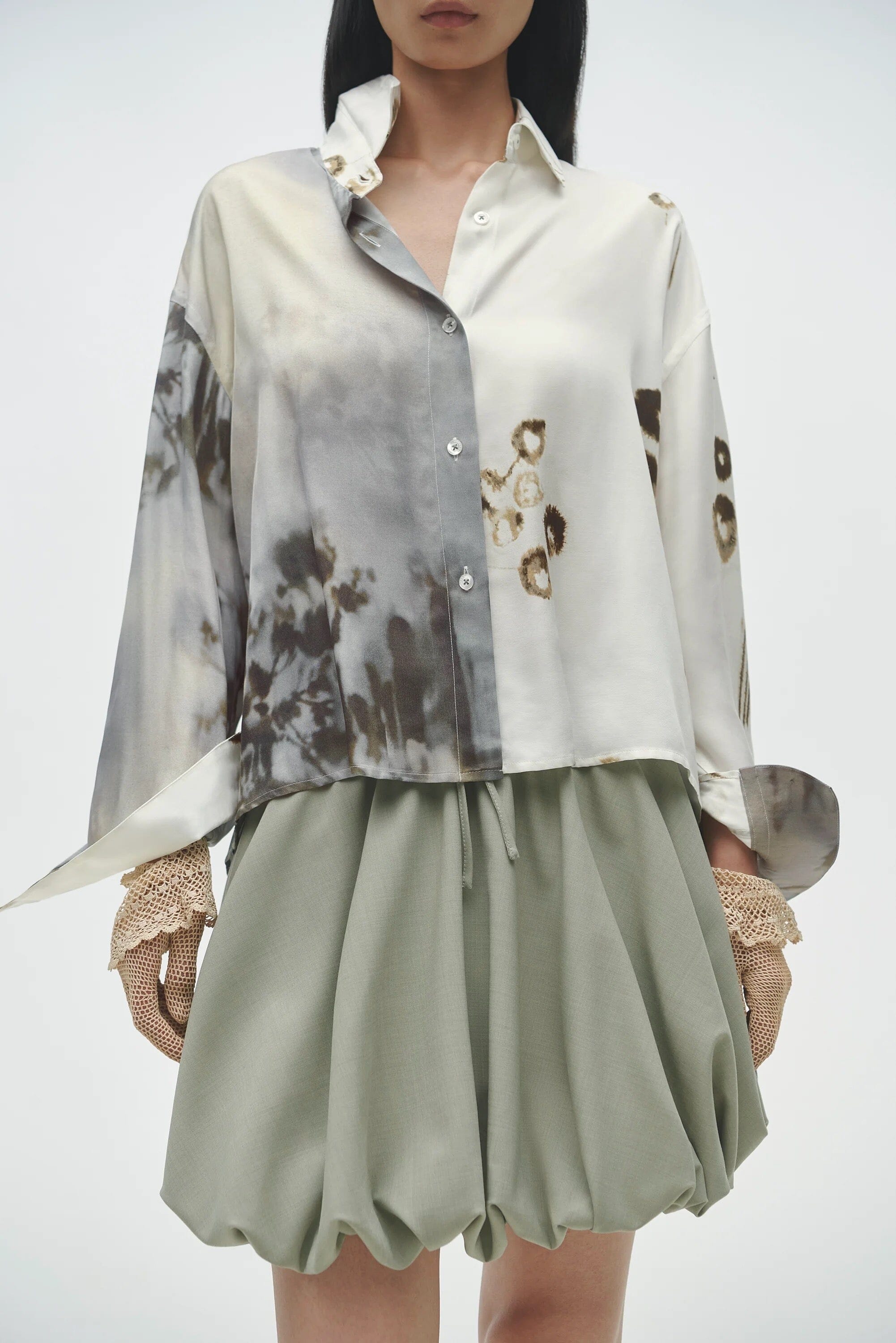 Cordera | Printed Classic Shirt In Bicolor - SHOP YUCCA Shirts & Tops CORDERA - YUCCA 