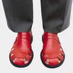 Cordera - Slingback Loafer - Red - Shoes - YUCCA, women’s clothing website, women’s elevated basics.