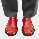 Cordera - Slingback Loafer - Red - Shoes - YUCCA, women’s clothing website, women’s elevated basics.