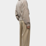 Speckled V-Neck Sweater, Piedra