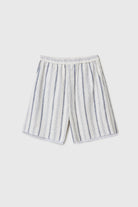 Cordera | Striped Bermuda With Lace - SHOP YUCCA Pants CORDERA - YUCCA 