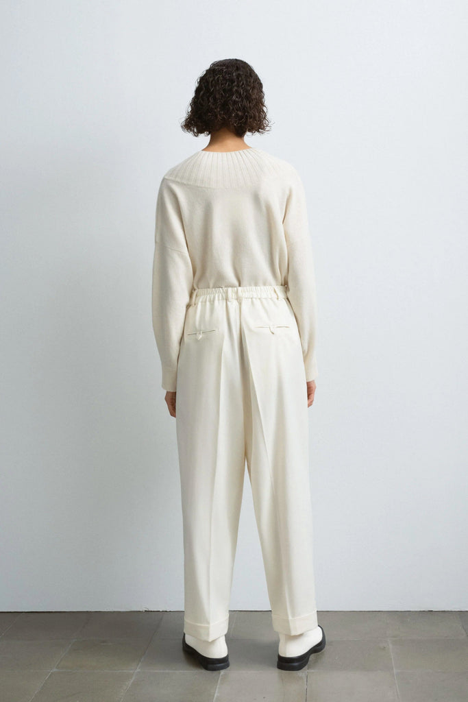 Tailoring Masculine Pants - Ivory
