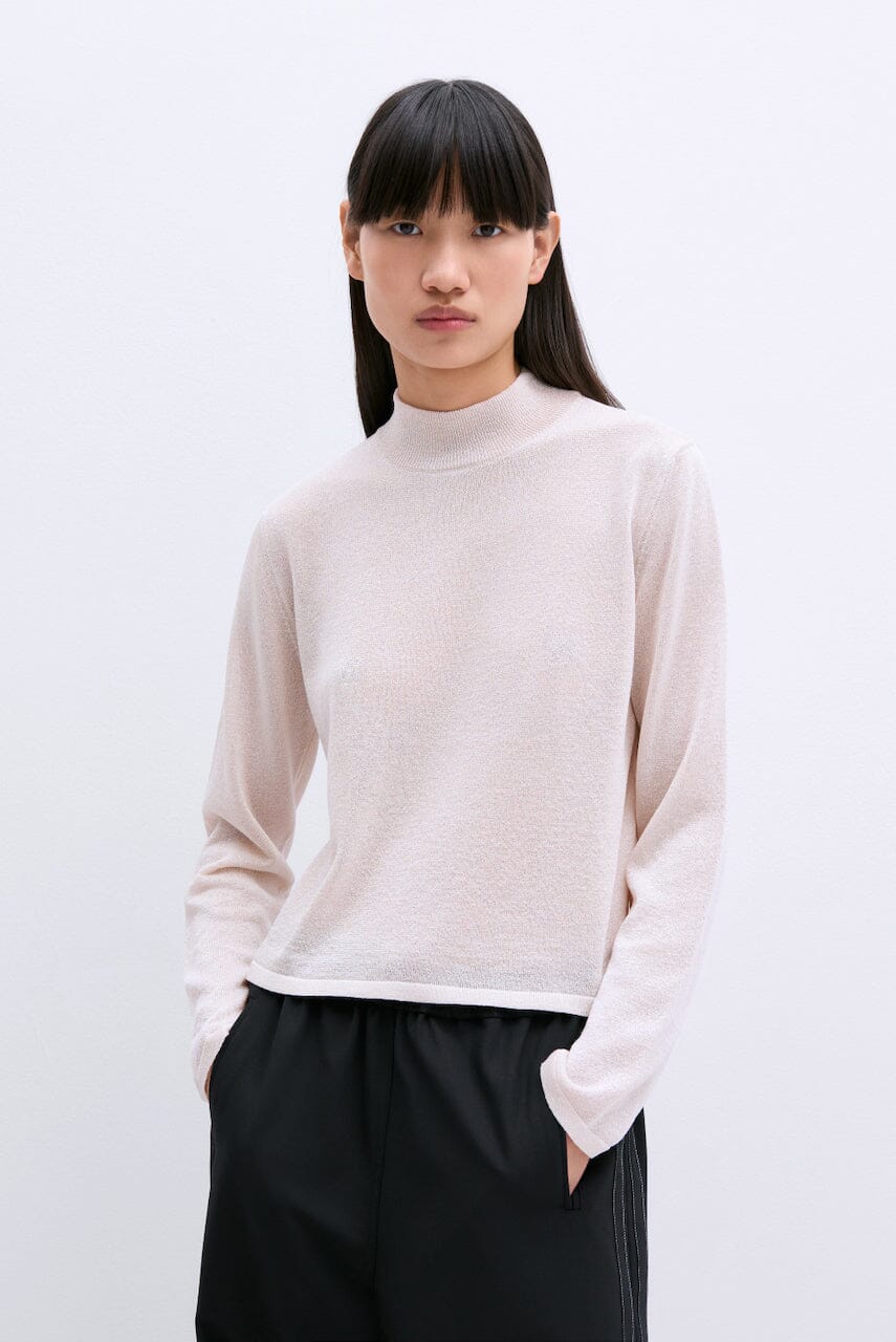 Cordera | Viscose Shimmery Turtleneck Sweater - SHOP YUCCA Sweater CORDERA - YUCCA 