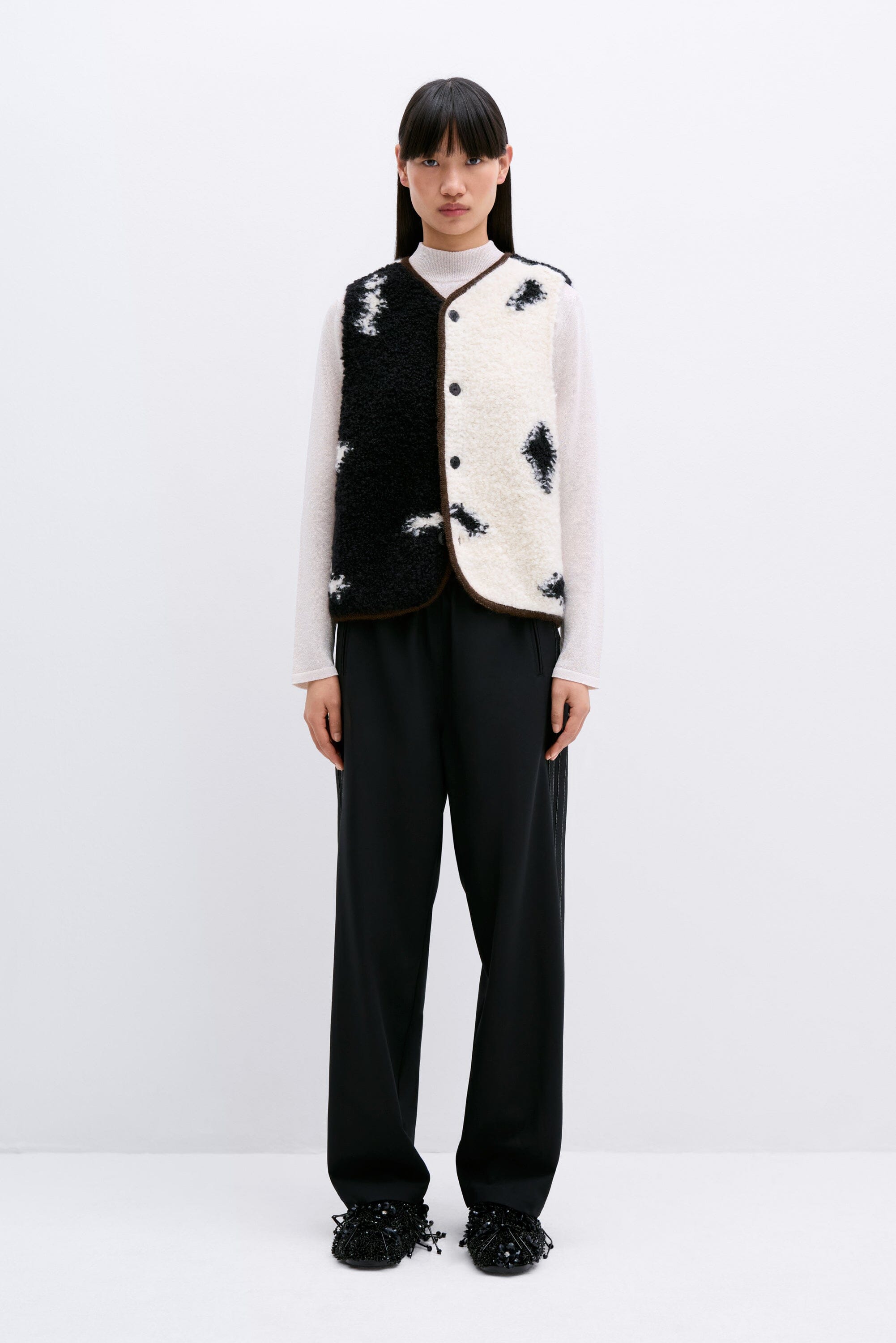 Cordera | Wool & Mohair Blotch Waistcoat - SHOP YUCCA Waistcoat CORDERA - YUCCA 