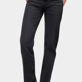 DALA Calla Straight Full Jean Hurricane black organic cotton denim front view