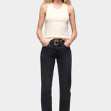 DALA Calla Straight Full Jean Hurricane full length straight leg back view at YUCCA Denver