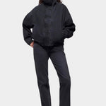 DALA Funnel Stills Jacket Hurricane black organic cotton denim front view