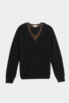 DEMYLEE - Aurora Ultra Light Mohair Sweater - Black/Dark Brown - SHOP YUCCA Knitwear DEMYLEE - YUCCA, Yucca store Denver, women’s clothing boutique near me, boutiques Denver, boutiques near me, women’s high quality knitwear.