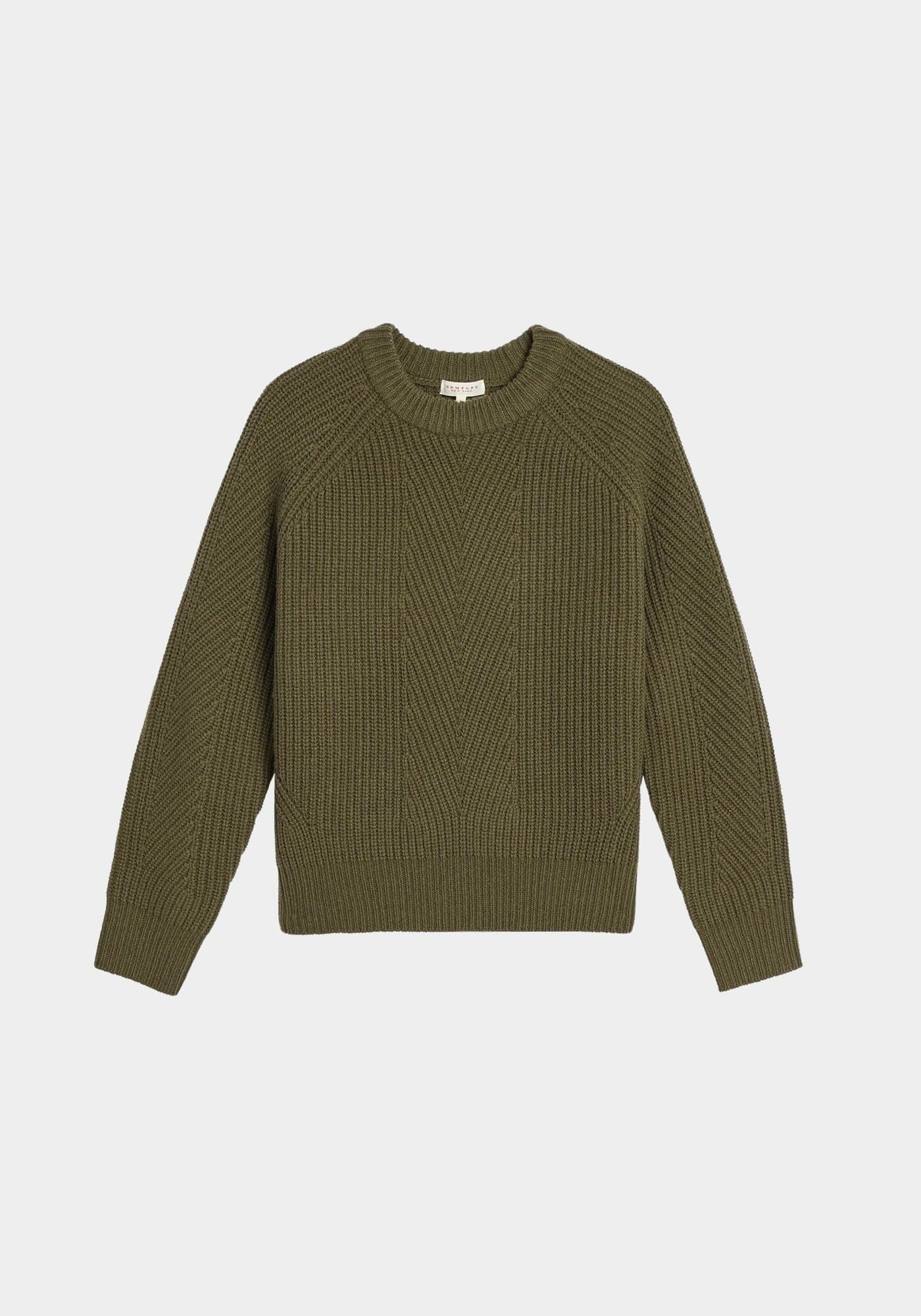 Demylee - Chelsea Lambswool Sweater - Loden - Knitwear - YUCCA, Women’s clothing store Denver, boutique stores near me.