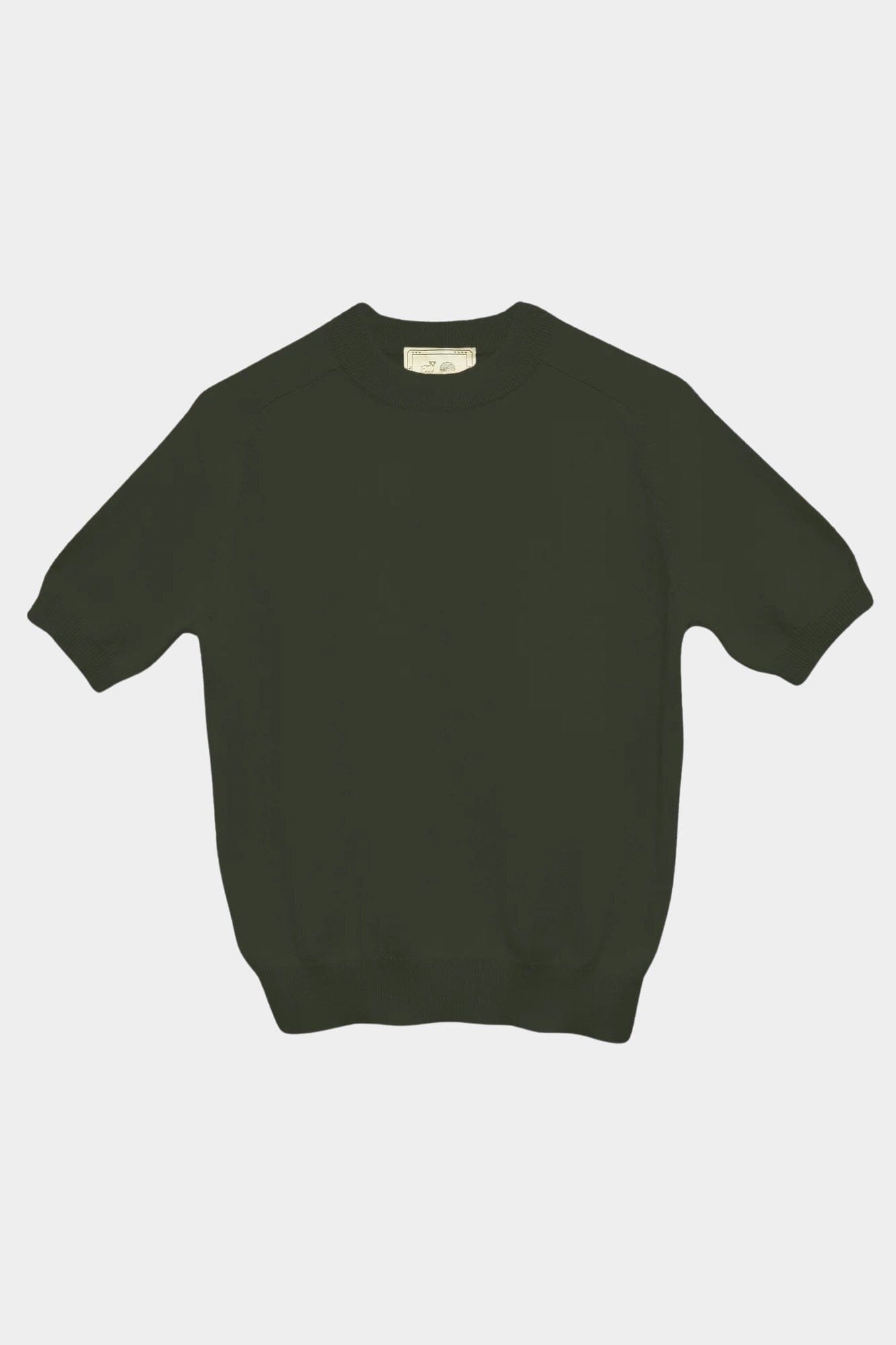 Demylee - Irelia Cashmere Top - Dark Pine - Tops & Tees - YUCCA, clothing boutique near me, women’s high quality sweaters.