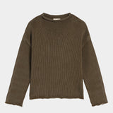 Lamis Cotton Sweater, Caper