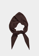 DEMYLEE | Nessa Cashmere Bandana - Espresso - SHOP YUCCA Bandana DEMYLEE - YUCCA Artistic clothing for women, boutique near me, boutique stores near me, capsule wardrobe, fashion for women over 50