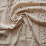 Eco Raw Studio - Raw Silk Bandana - Oatmeal x Black Ink - Bandanas - YUCCA, artistic accessories, boutique near me, shop local denver.