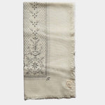 Eco Raw Studio - Raw Silk Bandana - Cream x Black Ink - Bandanas - YUCCA, artistic accessories, boutique near me, shop local denver.