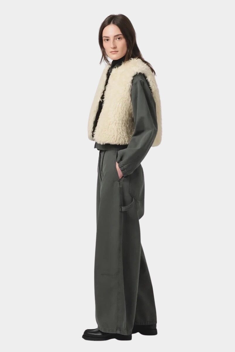 Girls Of Dust - Altanide Chino - Forest Green - Bottoms, YUCCA, Yucca store Denver, androgynous clothing, unisex clothing.