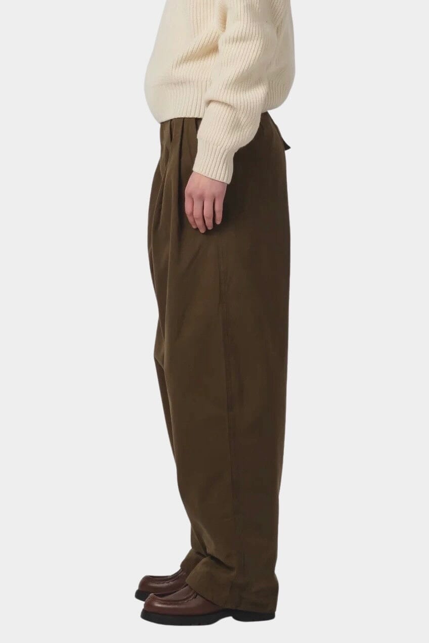 GIRLS OF DUST - U Ambassador Pants - Java Brown - SHOP YUCCA Bottoms GIRLS OF DUST - YUCCA, Yucca store Denver, androgynous clothing, unisex clothing Denver, boutiques Denver.
