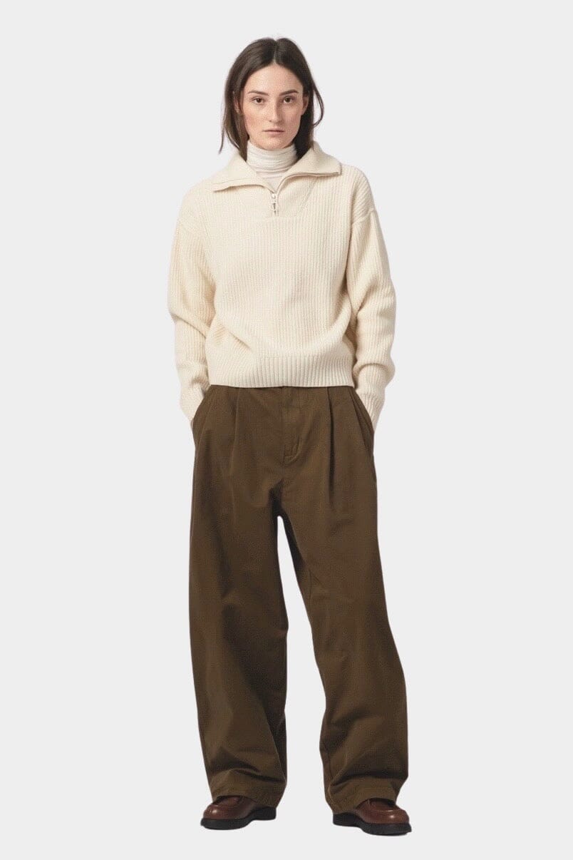 GIRLS OF DUST - U Ambassador Pants - Java Brown - SHOP YUCCA Bottoms GIRLS OF DUST - YUCCA, Yucca store Denver, androgynous clothing, unisex clothing Denver, boutiques Denver.