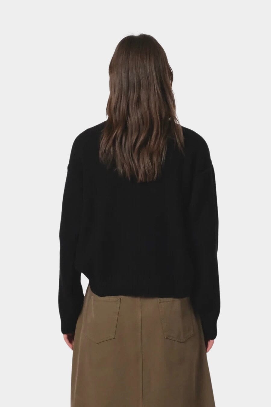 Girls Of Dust - Fly Deck Sweater - Delta Black - Knitwear - YUCCA, Women’s clothing store Denver, women’s clothing website.