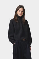 Girls Of Dust - Puddle Sweater - Delta Asphalt - Knitwear- YUCCA, Women’s clothing store Denver, women’s clothing website.