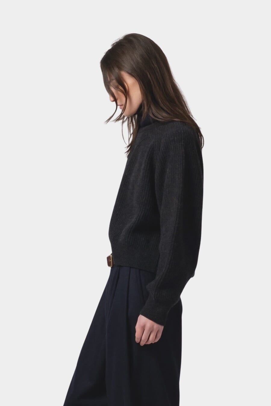 Girls Of Dust - Puddle Sweater - Delta Asphalt - Knitwear- YUCCA, Women’s clothing store Denver, women’s clothing website.