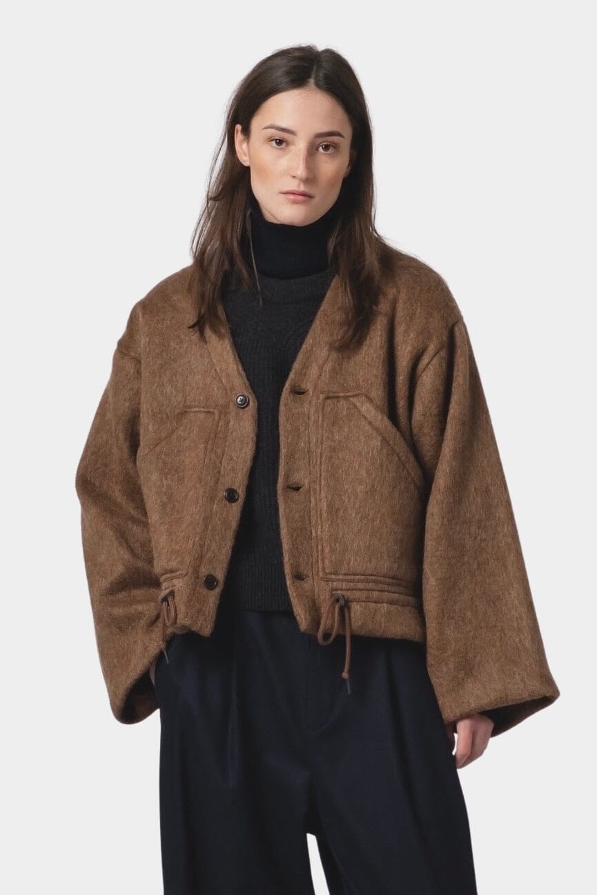 Girls Of Dust - Reactor Jacket - Java Brown - Jackets - YUCCA, women’s clothing website, women’s high quality jacket.