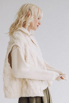 Girls Of Dust | Sardi Vest In Mount Fuji Off White - SHOP YUCCA Coats & Jackets GIRLS OF DUST - YUCCA 