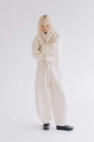 Girls Of Dust | Shetland Jacket In Mount Fuji Off White - SHOP YUCCA Coats & Jackets GIRLS OF DUST - YUCCA 