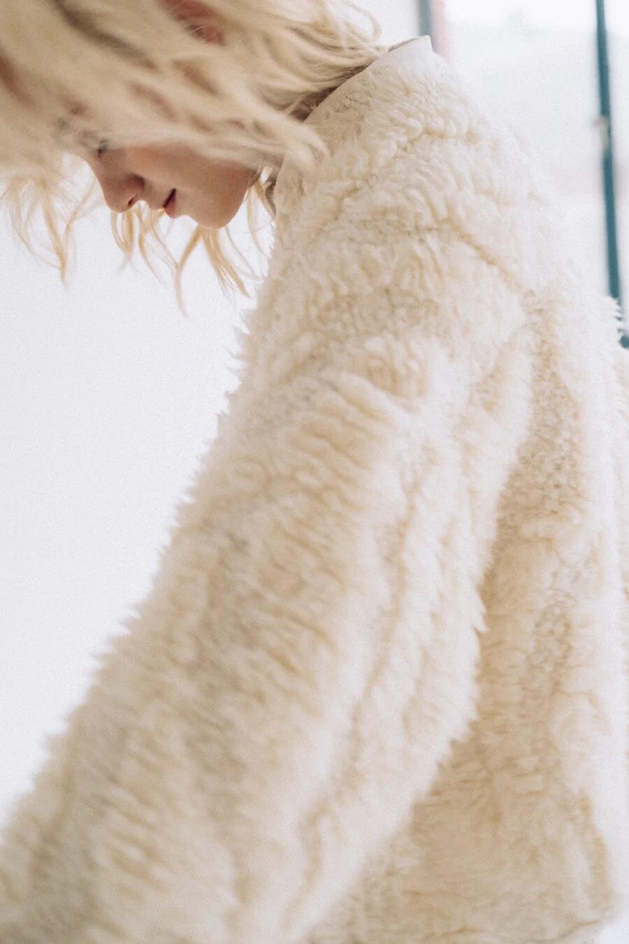 Girls Of Dust | Shetland Jacket In Mount Fuji Off White - SHOP YUCCA Coats & Jackets GIRLS OF DUST - YUCCA 