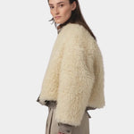 Girls Of Dust - Shetland Jacket Alaska Fluff - Ecru - Jacket & Coats - YUCCA, Women’s clothing store Denver, shop local.