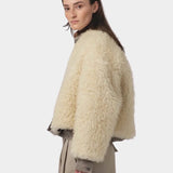 Girls Of Dust - Shetland Jacket Alaska Fluff - Ecru - Jacket & Coats - YUCCA, Women’s clothing store Denver, shop local.
