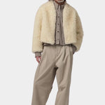 Girls Of Dust - Shetland Jacket Alaska Fluff - Ecru - Jacket & Coats - YUCCA, Women’s clothing store Denver, shop local.