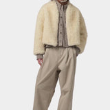 Girls Of Dust - Shetland Jacket Alaska Fluff - Ecru - Jacket & Coats - YUCCA, Women’s clothing store Denver, shop local.