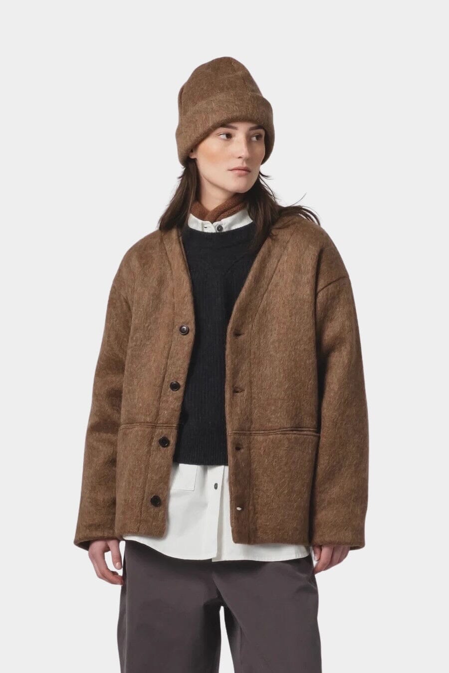 Girls Of Dust - Skully Hat - Java Brown - YUCCA, Beanies/Hats, artistic accessories, boutique near me, shop local denver.