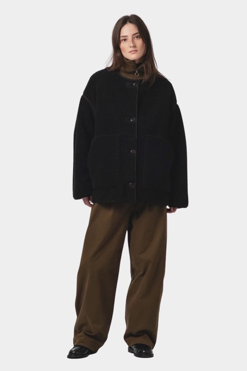 Girls Of Dust - Solar Reversible Jacket - Black - Jacket & Coats - YUCCA, womens clothing website, women’s quality outerwear.