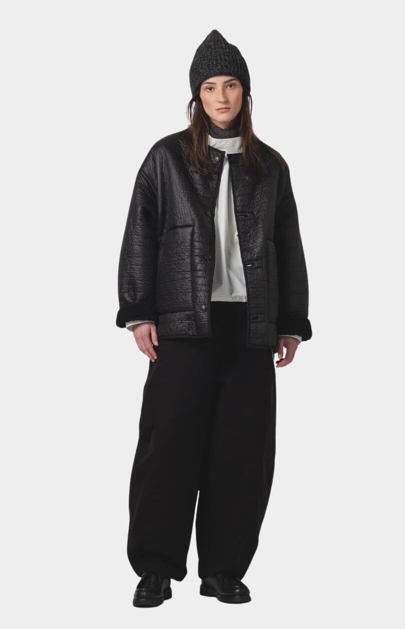 Girls Of Dust - Solar Reversible Jacket - Black - Jacket & Coats - YUCCA, womens clothing website, women’s quality outerwear.