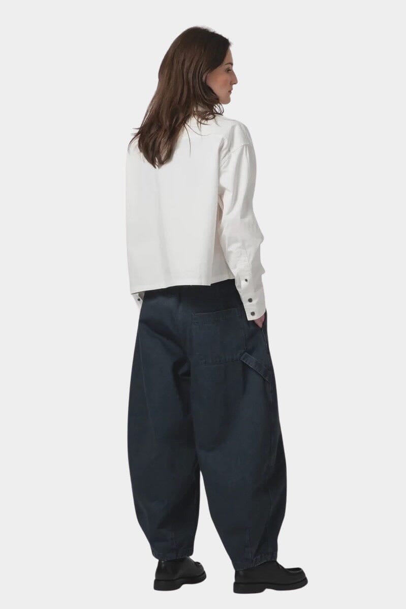 Girls Of Dust - Sultan Pants - Griffin Denim Asphalt - YUCCA, Bottoms, androgynous clothing, unisex clothing Denver.