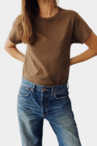 HEY GANG | The Crew - Mud - SHOP YUCCA Tops & Tees HEY GANG - YUCCA, Yucca store Denver, women’s clothing boutique near me, high quality capsule wardrobe, boutiques near me, women’s high quality top.
